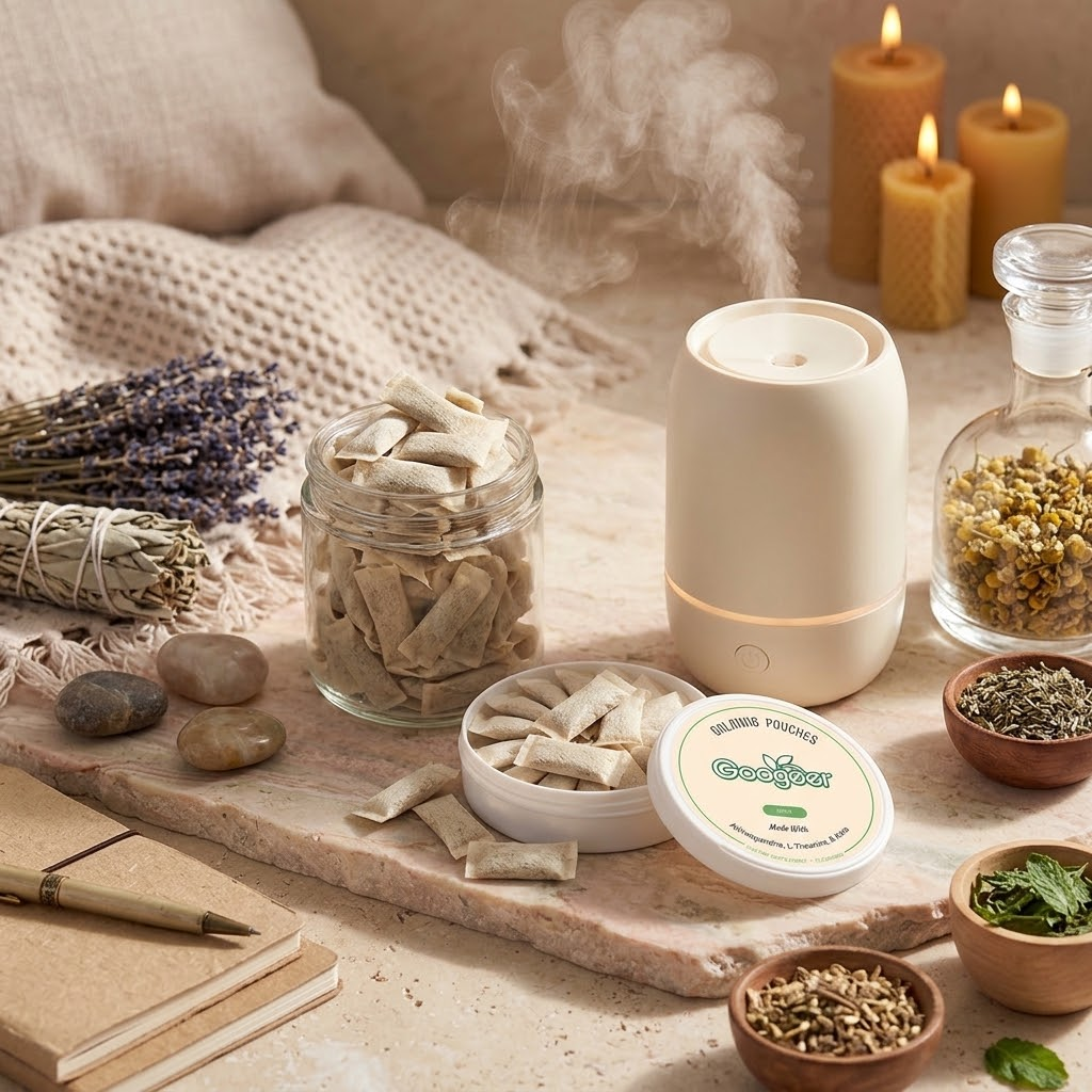 Herbal Calming Pouches — Mint | Herbal Wellness Pouches